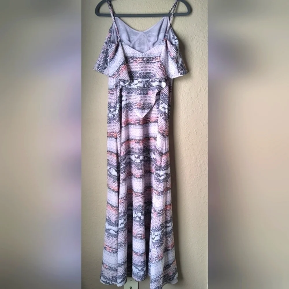 BCBG generation tribal print Maxi Dress size M